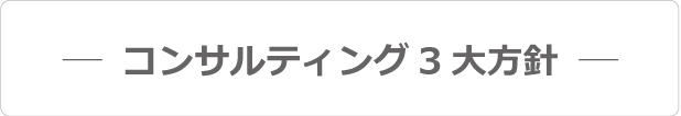 コンサルティング３大方針